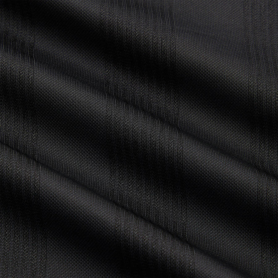 Black Men Kith Shadow Stripe Marcel Soccer Top Shirts | 7562-FHQLM