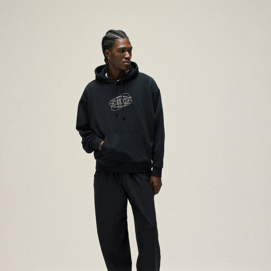 Black Men Kith Sphere Logo Hoodie Sweatshirts | 5638-IMVFS