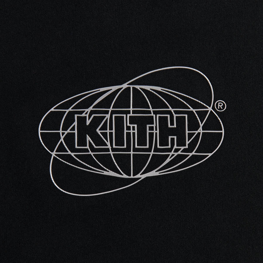 Black Men Kith Sphere Logo Hoodie Sweatshirts | 5638-IMVFS