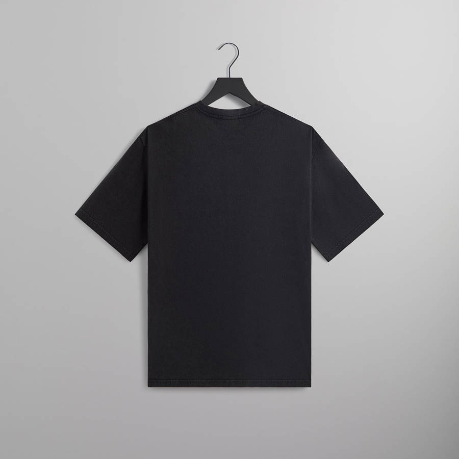 Black Men Kith Sueded Jersey Bishop T-Shirt | 5641-ZKPBH