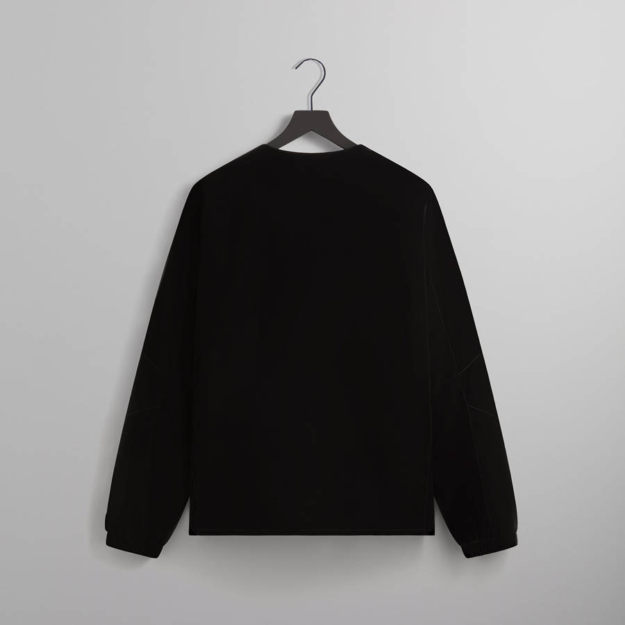 Black Men Kith Sueded Tech Winfield Quilted Liner Jackets | 9302-AELZW
