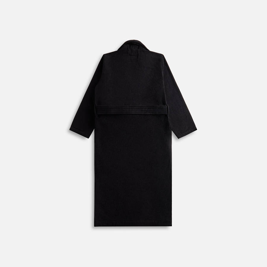 Black Men Kith Tekla Classic Bathrobe Underwear | 6387-UGNBY