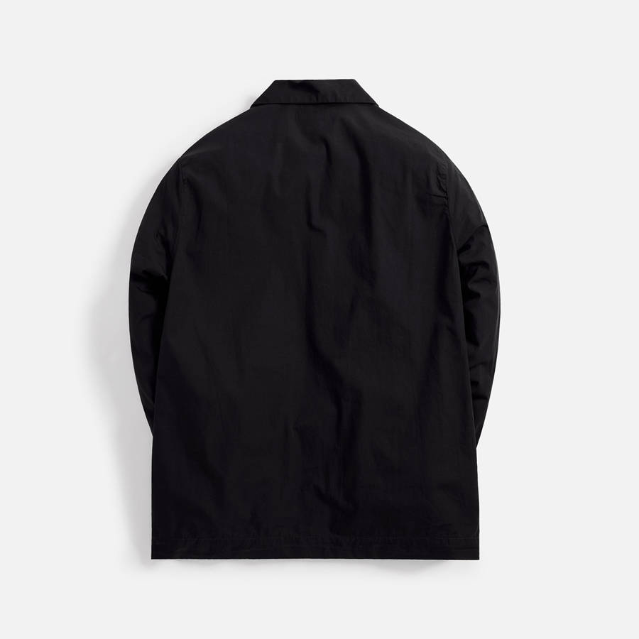 Black Men Kith Tekla Poplin Long Sleeve Pajama Shirts | 8417-QKLCF