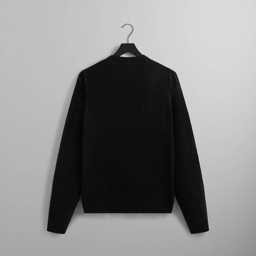 Black Men Kith Tilden Crewneck Sweatshirts | 5132-VJZKR