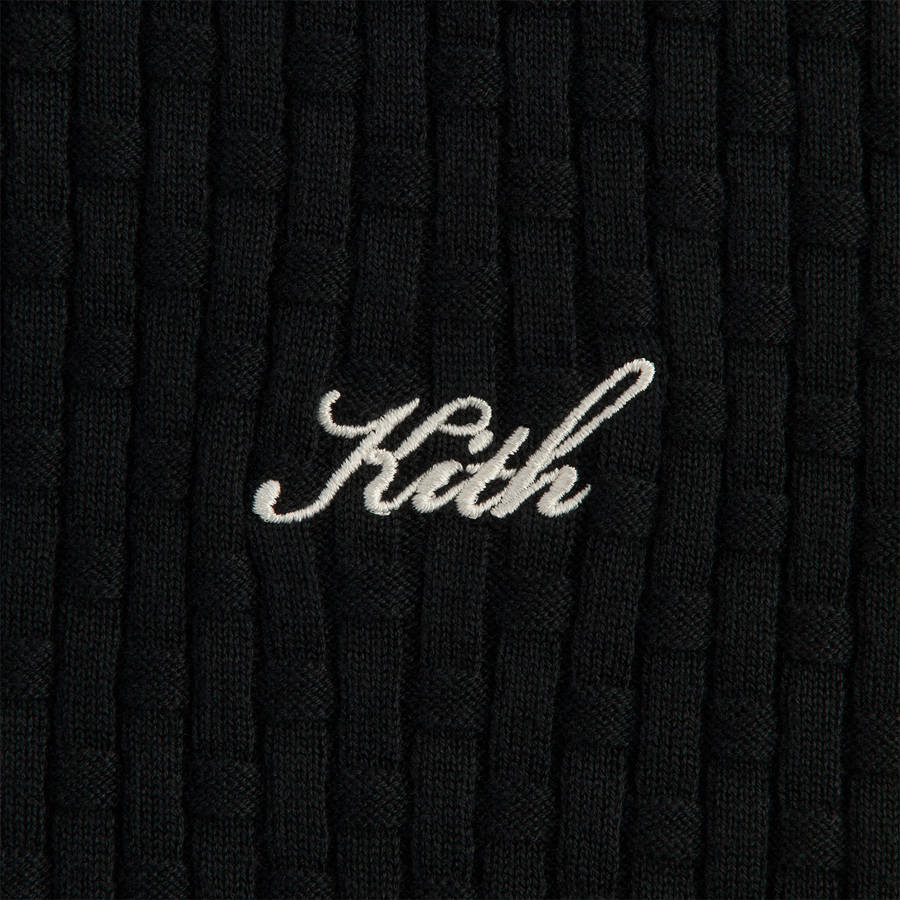 Black Men Kith Tilden Crewneck Sweatshirts | 5132-VJZKR