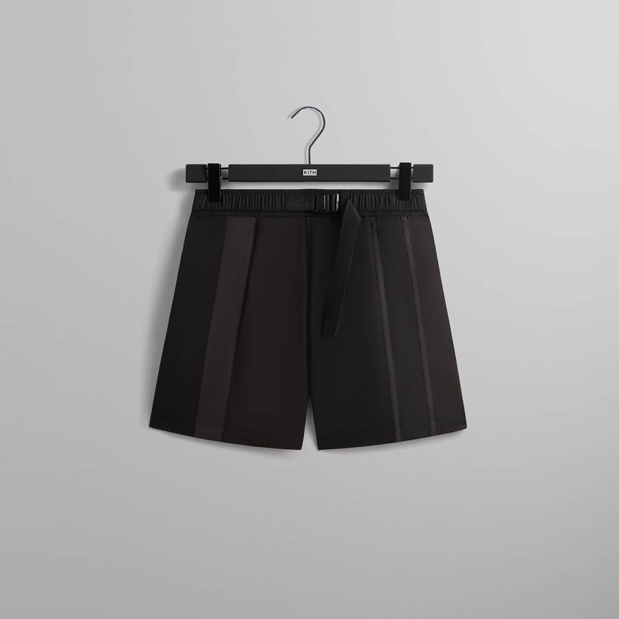 Black Men Kith Transitional Active Mason Shorts | 5841-VMBNI