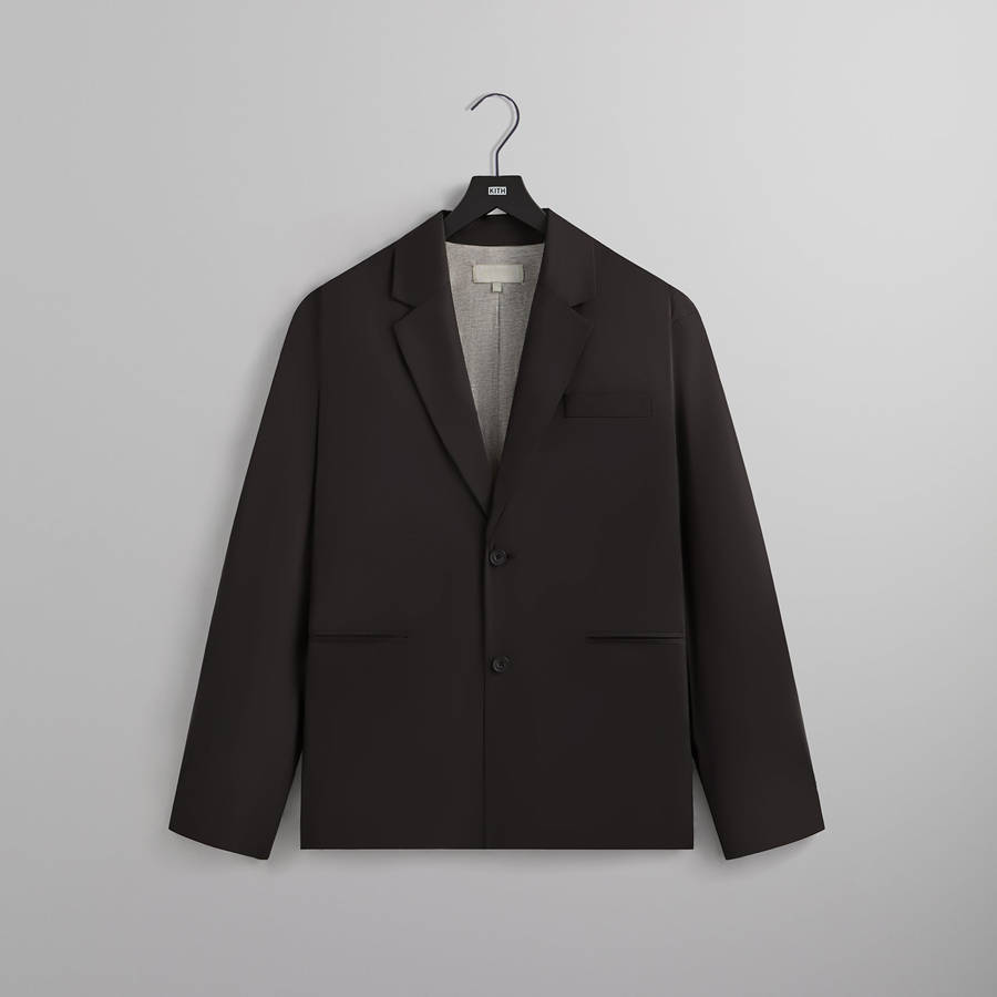 Black Men Kith Transitional Tech Erik Blazer Jackets | 9672-PWOHT