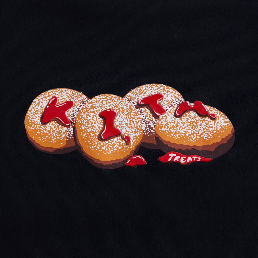 Black Men Kith Treats Jelly Doughnut Nelson Crewneck Sweatshirts | 4269-PBCHA