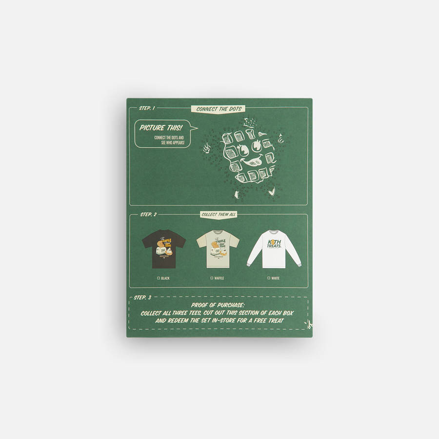 Black Men Kith Treats Waffle Toaster Vintage Shirts | 8349-IVTLB