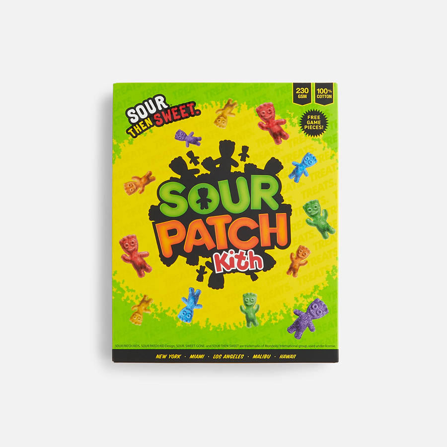 Black Men Kith Treats for SOUR PATCH KIDS® Candy Box Vintage T-Shirt | 4219-BWSGN
