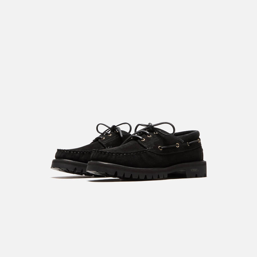 Black Men Kith VINNY's Aztec Boat Boots | 8794-GCWFV