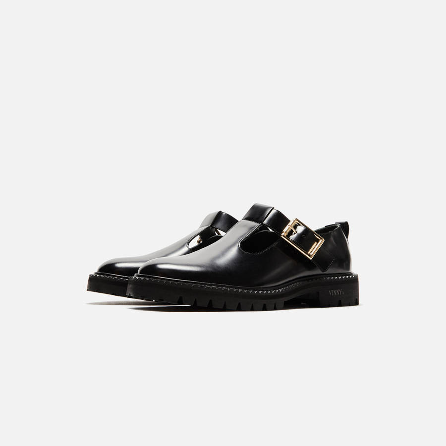 Black Men Kith VINNY's Maree T-Strap Derby | 1463-UNZWI