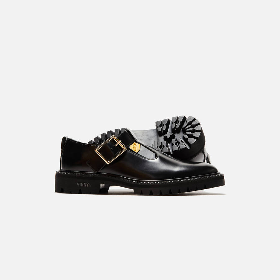 Black Men Kith VINNY's Maree T-Strap Derby | 1463-UNZWI