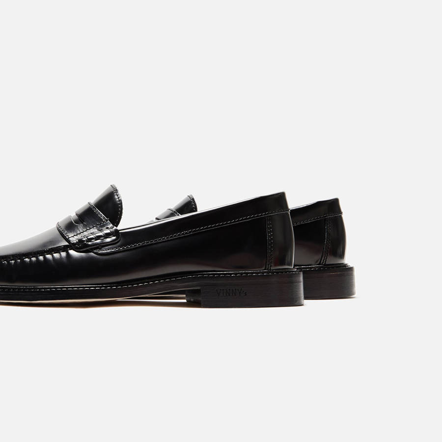 Black Men Kith VINNY's Yardee Mocassin Loafers | 8690-GYIOU
