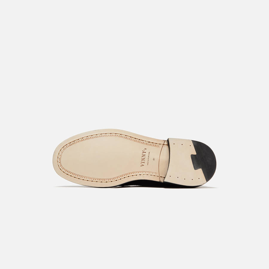 Black Men Kith VINNY's Yardee Mocassin Loafers | 8690-GYIOU