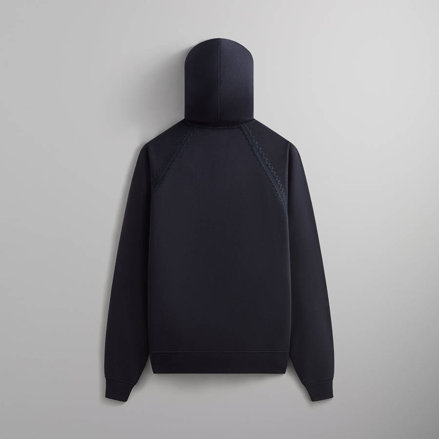 Black Men Kith Vale Raglan Full Zip Hoodie | 4138-GEVDY