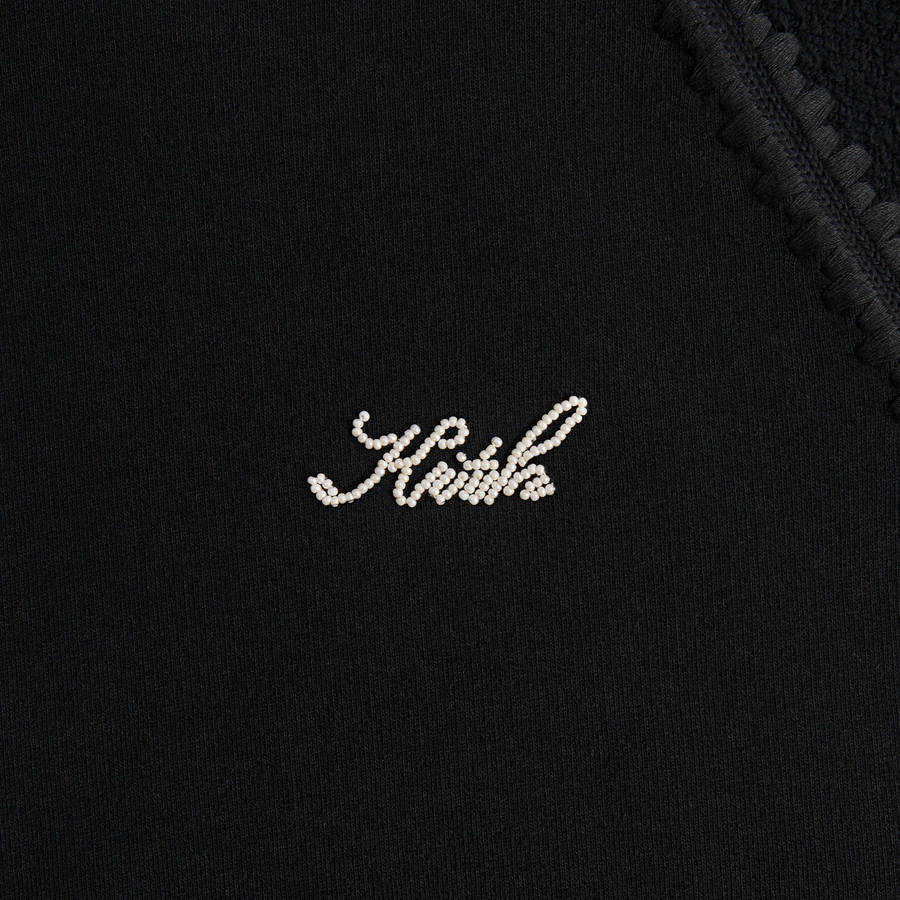 Black Men Kith Vale Raglan Hoodie Sweatshirts | 3260-TUEHI