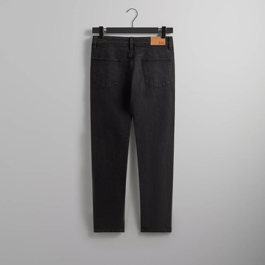 Black Men Kith Varick Taper Jeans | 0964-TFNZA