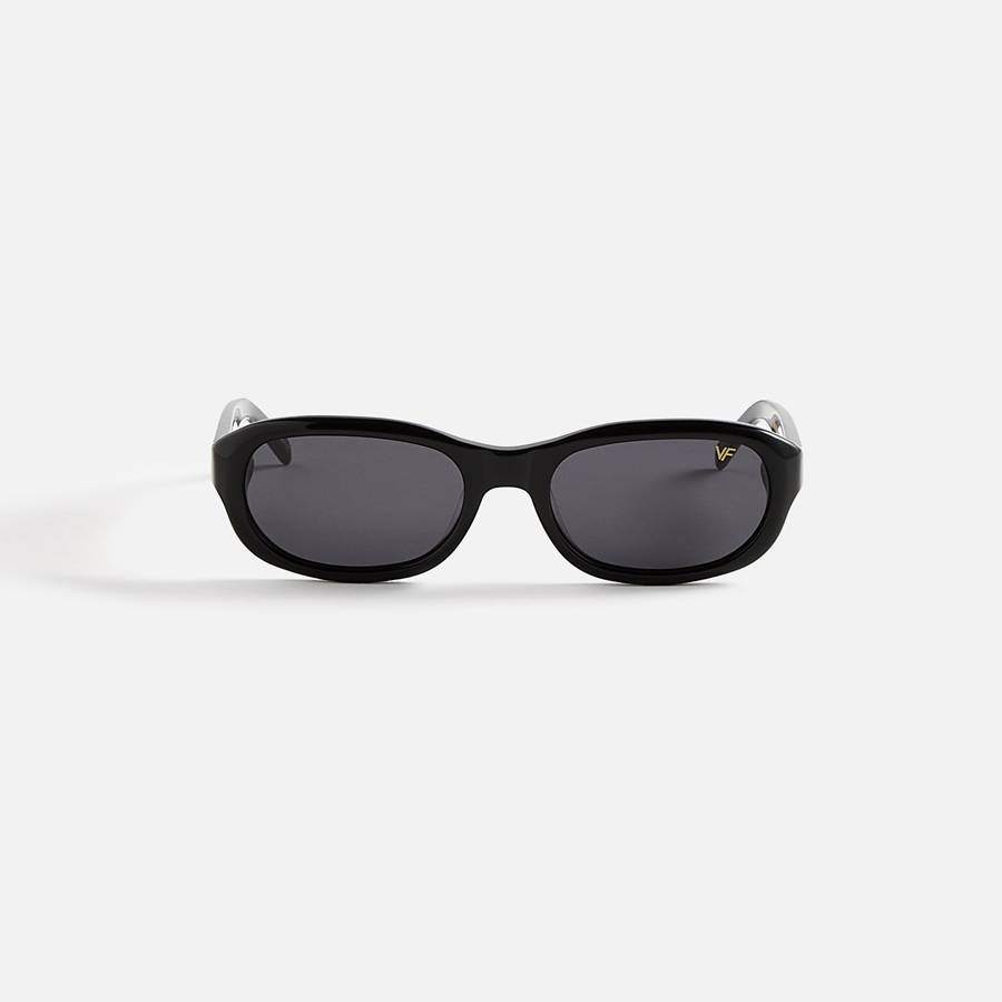 Black Men Kith Vintage Frames Ruby Black Acetate Sunglasses | 6392-SLGPV