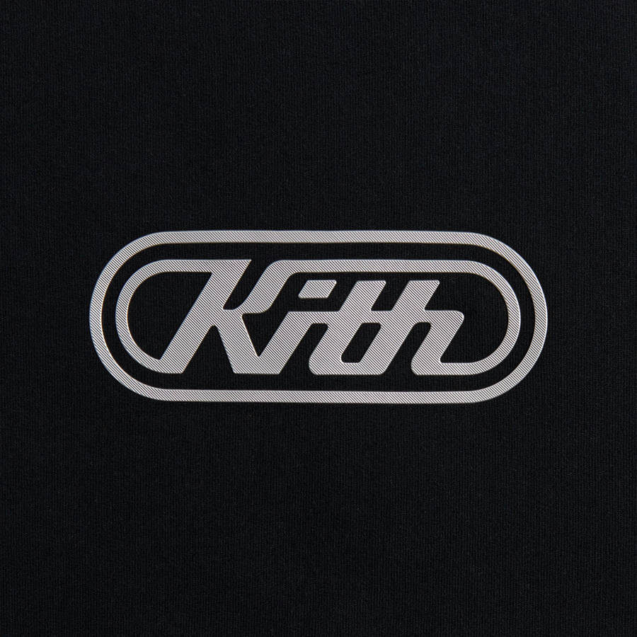 Black Men Kith Vortex Logo Nelson Crewneck Sweatshirts | 9132-XETNW
