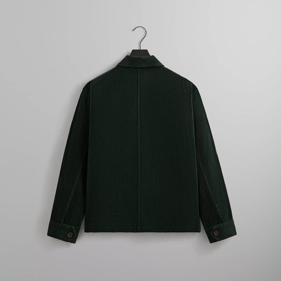 Black Men Kith Washed Corduroy Saunders Jackets | 1280-SWECJ