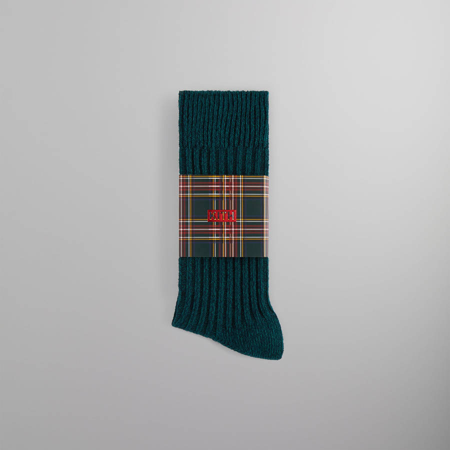 Black Men Kith Willet Marled Crew Socks | 4519-TGSJC