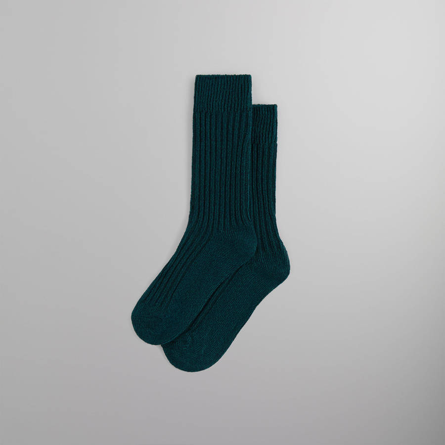 Black Men Kith Willet Marled Crew Socks | 4519-TGSJC