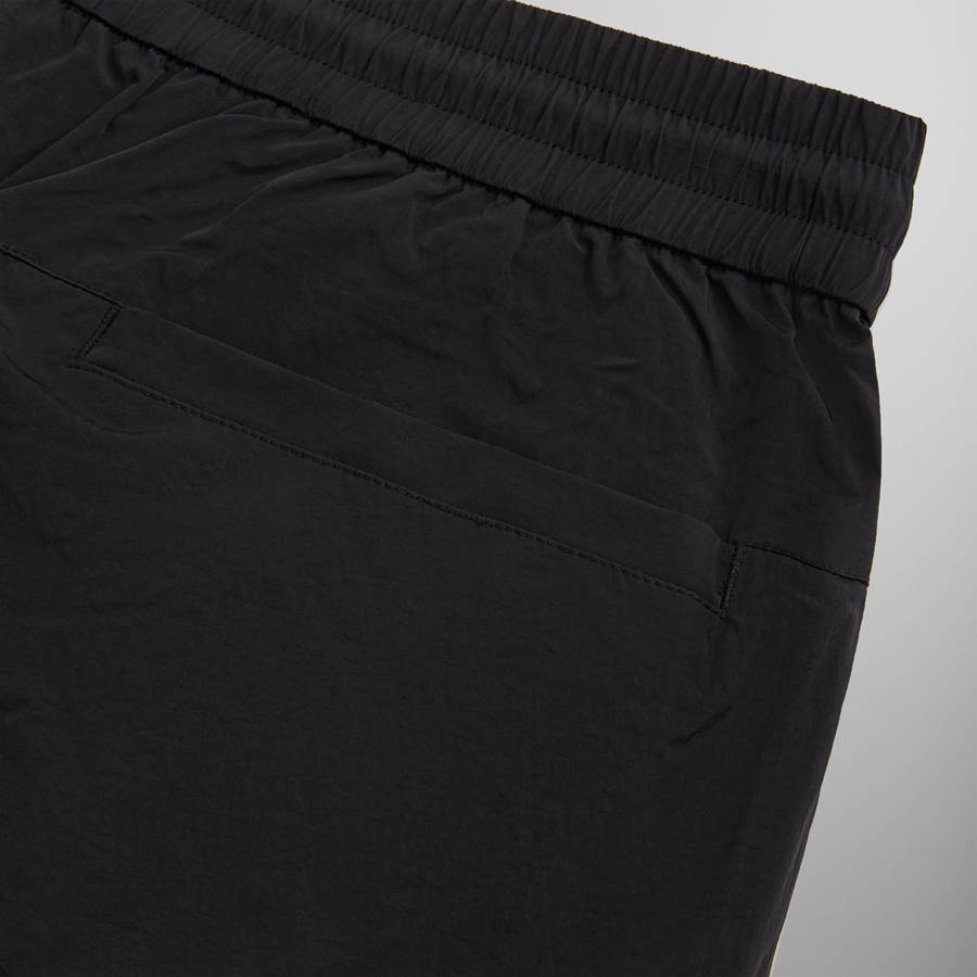 Black Men Kith Wrinkle Nylon Bristol Cargo Pants | 0574-FRXBL