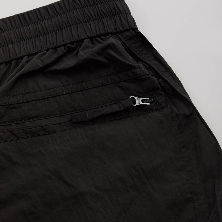Black Men Kith Wrinkle Nylon Chauncey Cargo Pants | 7916-OGXQW