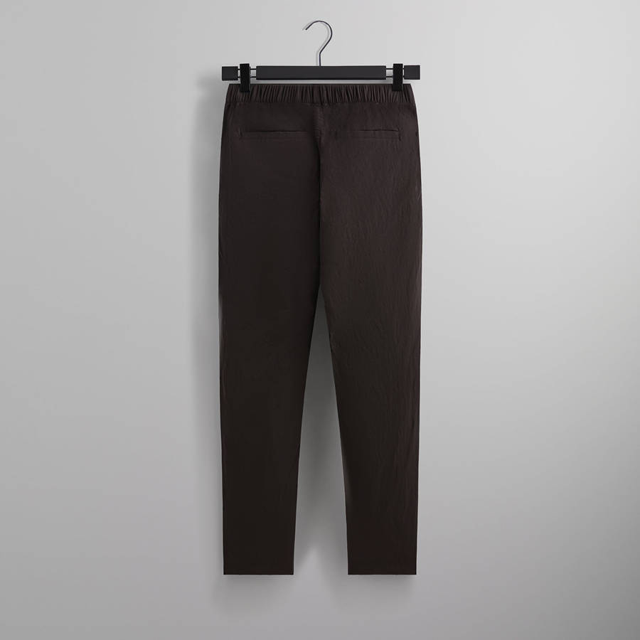 Black Men Kith Wrinkle Nylon Elias Pants | 1325-NFLAS