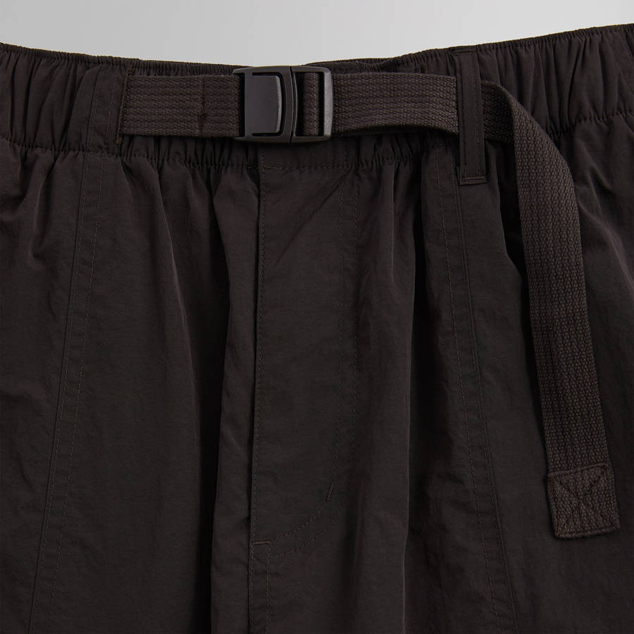 Black Men Kith Wrinkle Nylon Elias Pants | 1325-NFLAS