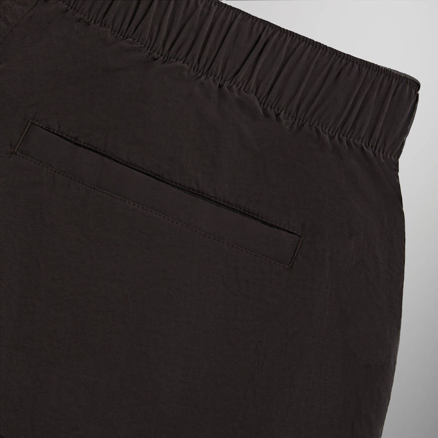 Black Men Kith Wrinkle Nylon Elias Pants | 1325-NFLAS