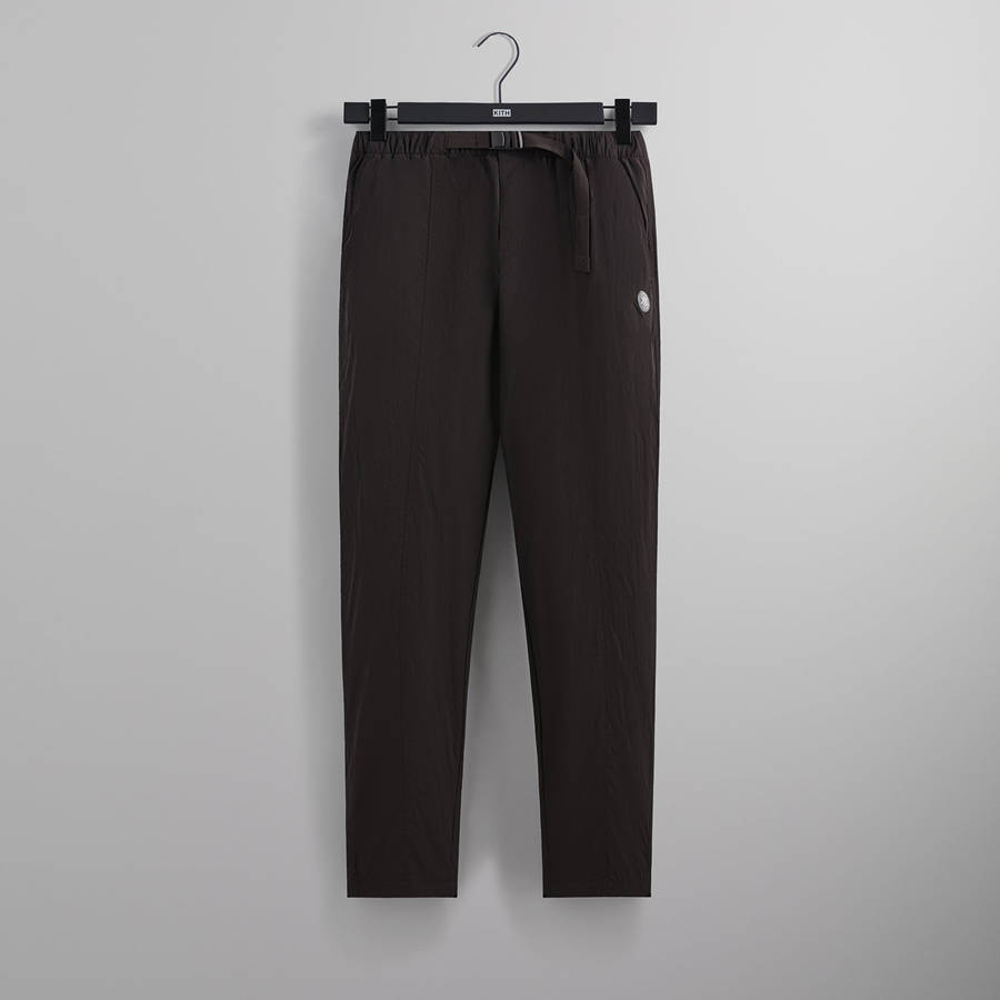 Black Men Kith Wrinkle Nylon Elias Pants | 1325-NFLAS