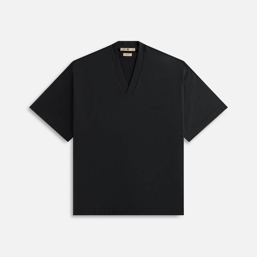 Black Men Kith adidas x Fear of God Athletics Heavy Jersey V-Neck T-Shirt | 4018-LIFSC