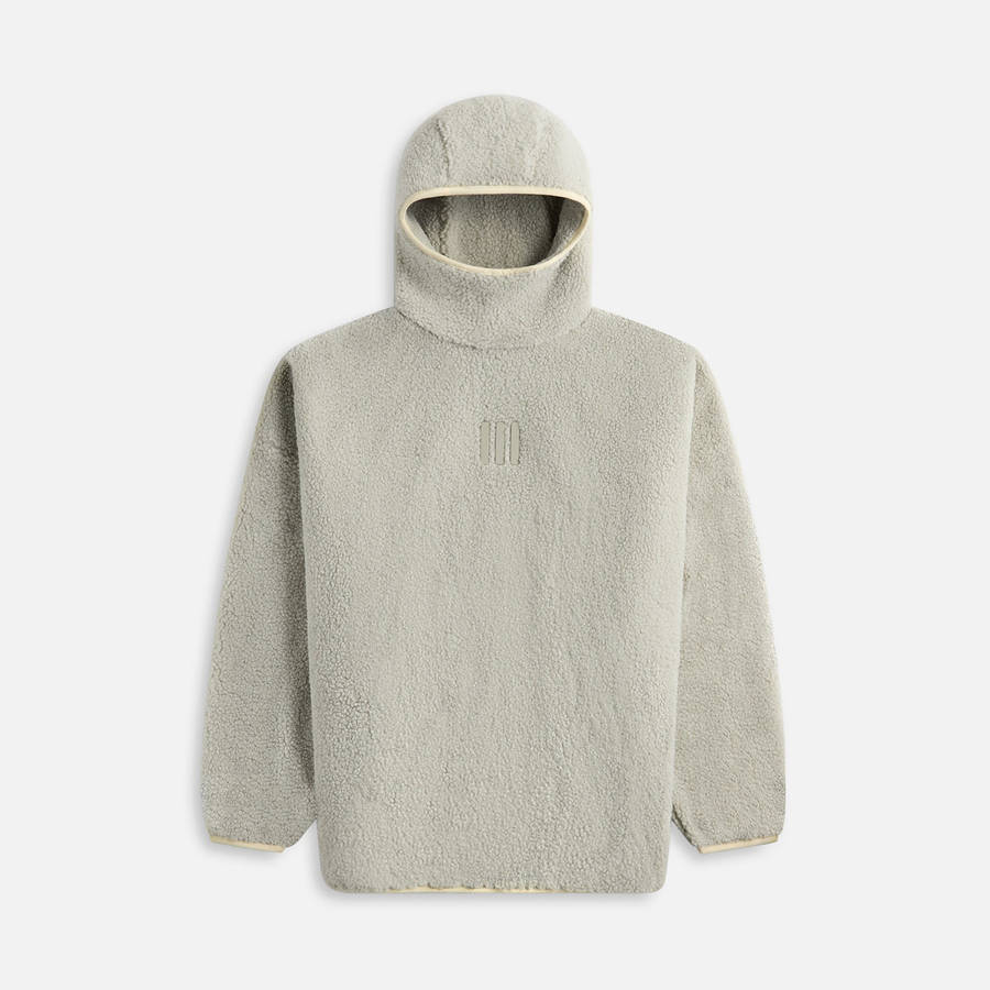 Black Men Kith adidas x Fear of God Athletics Polar Fleece Hike Hoodie Sweatshirts | 4530-UGAEI