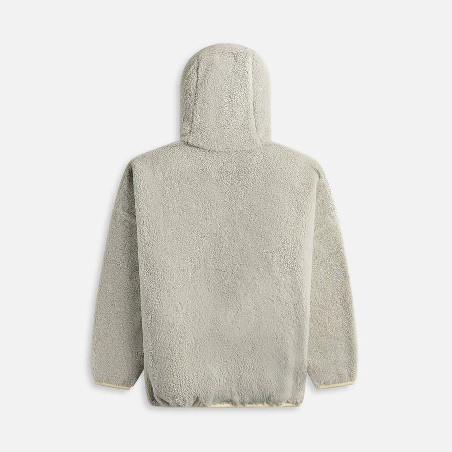Black Men Kith adidas x Fear of God Athletics Polar Fleece Hike Hoodie Sweatshirts | 4530-UGAEI