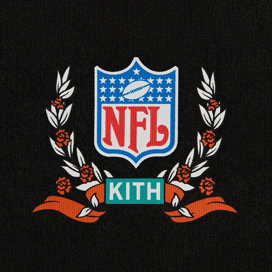 Black Men Kith and '47 for the NFL: Dolphins Vintage Long Sleeve T-Shirt | 8945-GTFZS