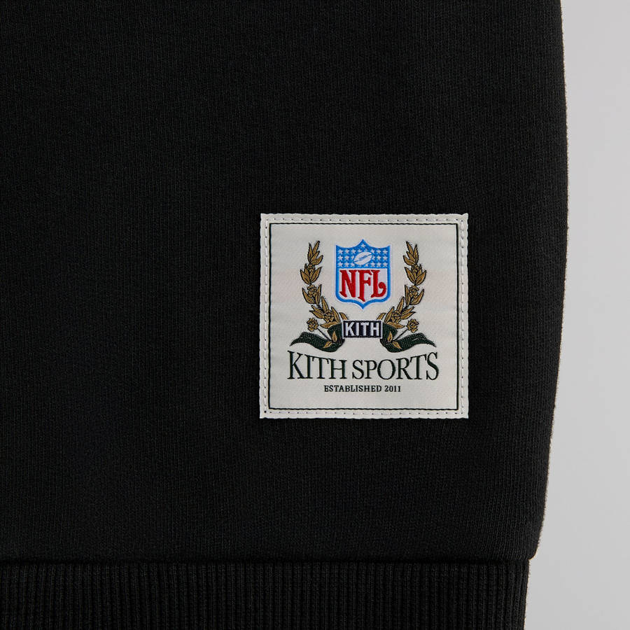 Black Men Kith and '47 for the NFL: Dolphins Nelson Crewneck Sweatshirts | 9638-TMQIZ