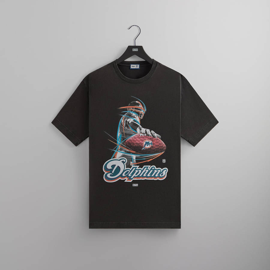 Black Men Kith and \'47 for the NFL: Dolphins Vintage Shirts | 0873-SWQJI