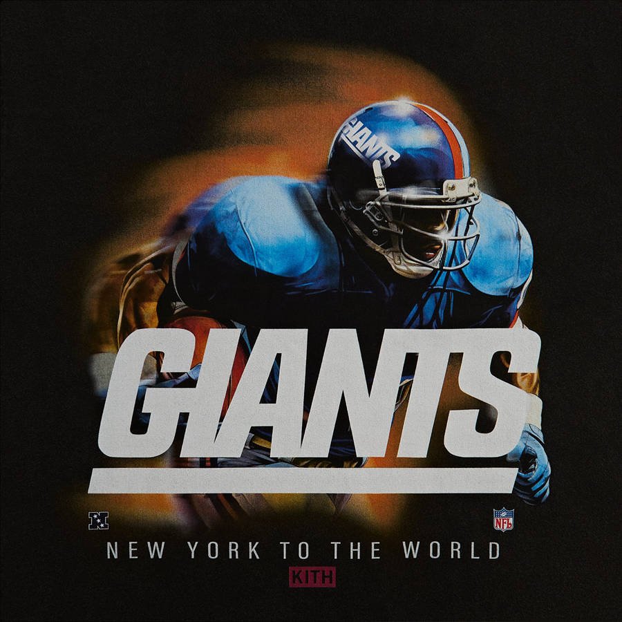 Black Men Kith and '47 for the NFL: Giants Vintage Long Sleeve Shirts | 4659-IAFXG