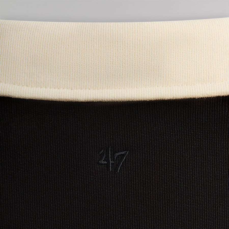 Black Men Kith and '47 for the NFL: Jets Nelson Collared Pullover Shirts | 3842-WMFQH