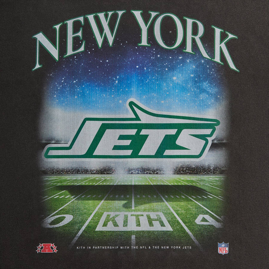 Black Men Kith and '47 for the NFL: Jets Vintage T-Shirt | 5390-VSFGM