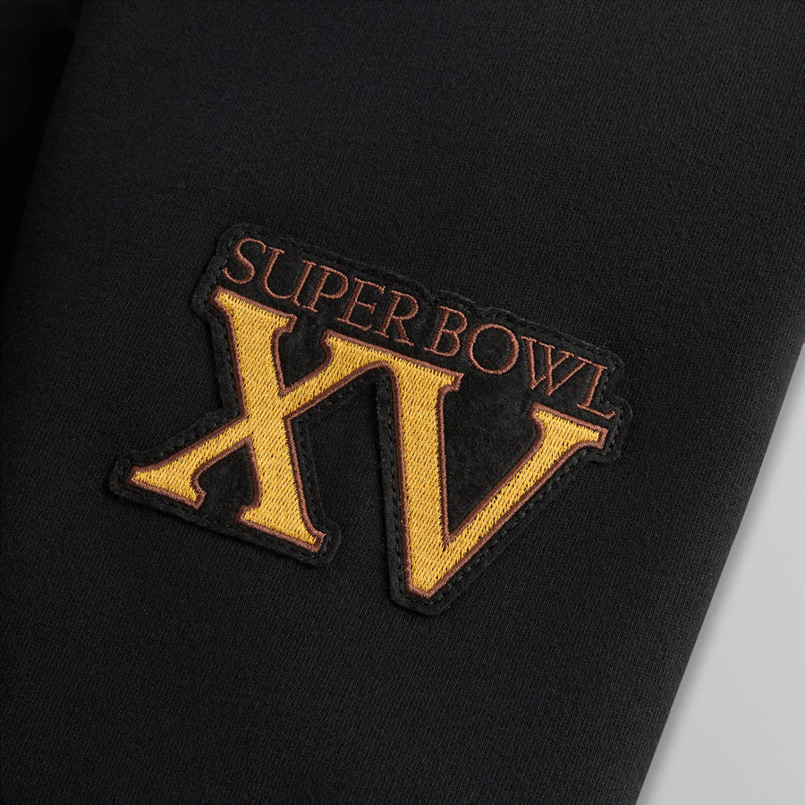 Black Men Kith and '47 for the NFL: Raiders Nelson Hoodie Sweatshirts | 6048-KJPYC