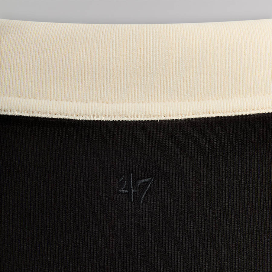 Black Men Kith and '47 for the NFL: Raiders Nelson Collared Pullover Shirts | 4175-UVXYM