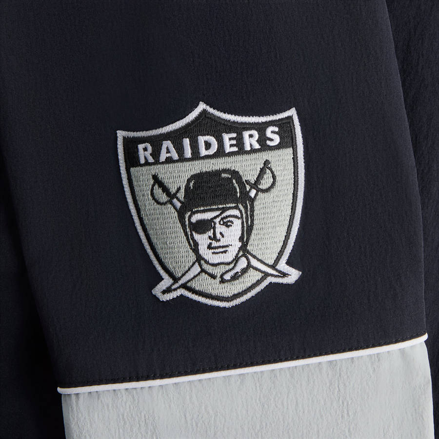 Black Men Kith and '47 for the NFL: Raiders Kieran Coaches Jackets | 8076-TCGKS
