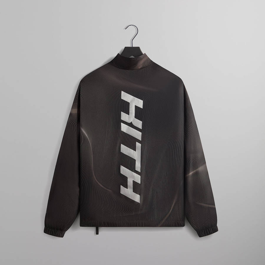 Black Men Kith and Bauer for the New York Rangers Nylon Quarter Zip Sweatshirts | 1394-OKRIJ