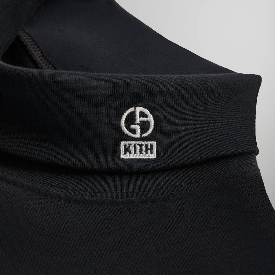 Black Men Kith and Giorgio Armani Cortlandt Turtleneck Shirts | 1670-YIETP