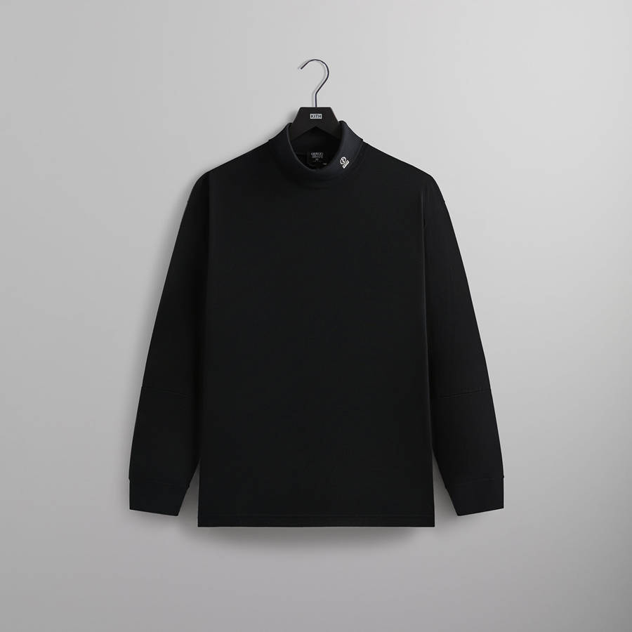 Black Men Kith and Giorgio Armani Cortlandt Turtleneck Shirts | 1670-YIETP