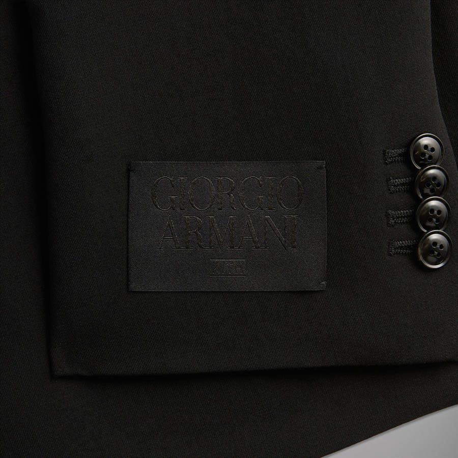 Black Men Kith and Giorgio Armani Double Breasted Jackets | 0265-NQUOW