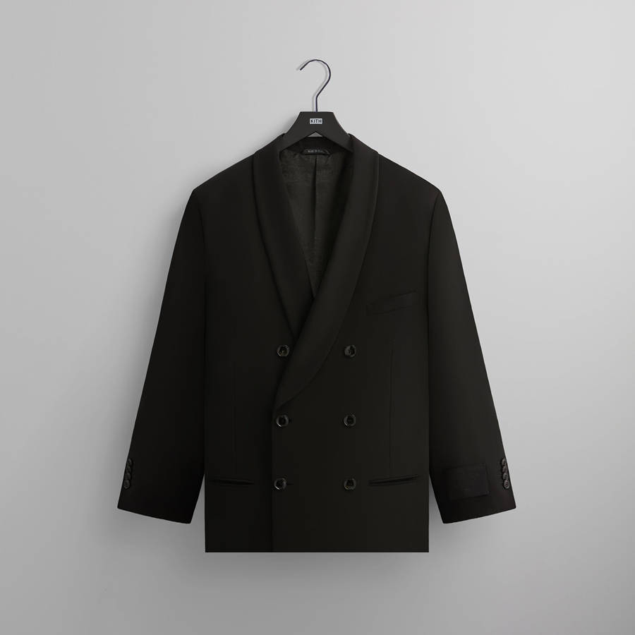 Black Men Kith and Giorgio Armani Double Breasted Jackets | 0265-NQUOW